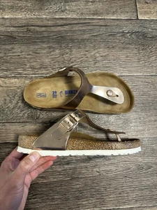 BIRKENSTOCK GIZEH THONG SANDALS Women US8 UK6 EUR39 - Picture 1 of 7