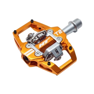 HT Pedals T2 Clipless Platform Pedals, CrMo - Orange - Picture 1 of 1