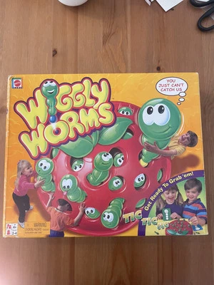 Vintage Wiggly Worms Game Complete & Working Mattel Excellent Condition - Image 1 of 4