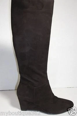 BOTAS MUJER MARC FISHER MF VERIFIES cuña alta marrón oscuro talla 5,5 M nuevas en caja Foto 1 de 4