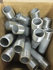 RACCORDI ACCIAIO INOX - OTTONE MERITO #6516-600 - NUOVI - QTY. 15 pezzi. - Foto 1 di 2