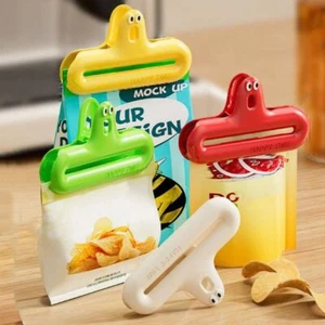 Kawaii Food Bag Clips Storage Reusable Food Bag Sealing Clips Multicolour - Picture 1 of 15