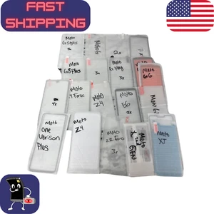 Lot of 70 Tempered Glass Screen Protectors – Mixed Motorola Models – Wholesale - Picture 1 of 5