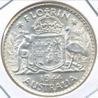 Australia 1944 (M) One Florin 2/- George Vi (Silver) - Uncirculated (E25423)