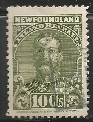 Canada Revenue - Newfoundland - Van Dam no NFR17a - perf 11 - used Cover