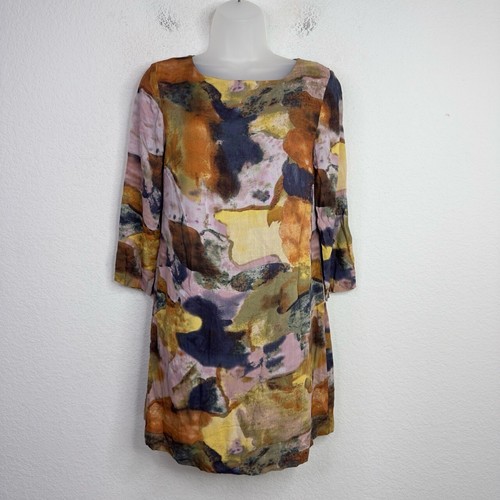VETEMENTS Abito Maeve donna XS colorato astratto artistico boho stravagante carriera ufficio