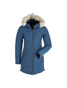 New Dare 2B Parka Coat Size 6-8 Blue Womens Skiing Ski Jacket Faux Fur RRP £200 - Picture 1 of 12