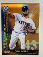 Francis Martes 2017 Bowman Chrome Bowman Scouts Top 100 Orange Refractor #22/25