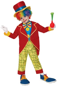 Brand New Funny Circus Clown Child Costume (Large) - Picture 1 of 1