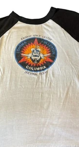 Vintage 80s Johnson Space Center Fullerton Columbia Houston Baseball Shirt NASA - Picture 1 of 8