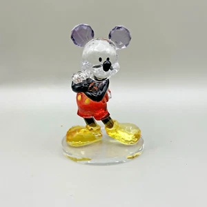 Figura Cristal Acrílico Colección Facetas MICKEY MOUSE Vitrina Disney Enesco - Imagen 1 de 9