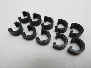 10 PCS Disc Brake Hose Clips Outer Cable Frame Guides Plastic C-Clips  - Picture 1 of 3