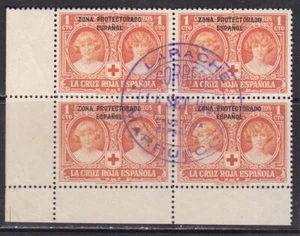 1926 - España - Marruecos - Edifil 91 - Bloque 4 - Matasellos LARACHE - Usado - Imagen 1 de 2