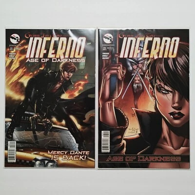 Juego de portada Grimm Fairy Tales: Inferno: Age of Darkness #1 (A, D) (2014) - En estado bastante bueno/casi nuevo Foto 1 de 4