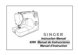 Singer 8280 Sewing Machine/Embroidery/Serger Owners Manual Reprint - Picture 1 of 1