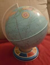 Vintage Ohio Art Tin Terrestrial World Globe 