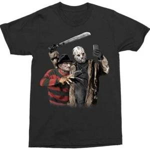 Jason Freddy Selfie Freitag der 13. Nightmare on Elm Street Film T-Shirt 72-305 - Bild 1 von 3