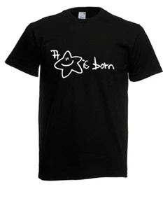 T-shirt uomo l A Star is born l taglia fino alla 5XL - Foto 1 di 11