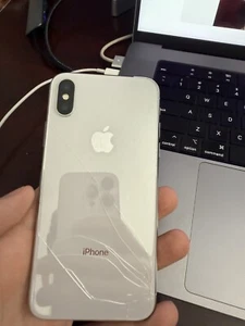 Apple iPhone X - 64GB Silver (Factory Unlocked) Back C - Afbeelding 1 van 5