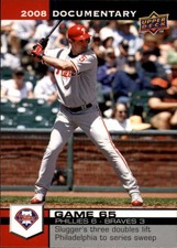 2008 Upper Deck Documentary Philadelphia Phillies Baseball #2005 Pat Burrell