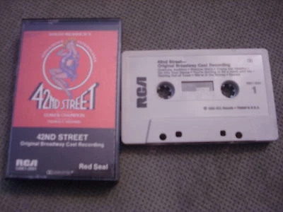 RARE OOP 42nd Street CASSETTE TAPE soundtrack Broadway Cast David Merrick 1980 ! - Image 1 of 2