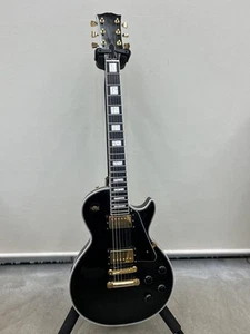 Gibson Les Paul Custom Guitar Ebony 4.0Kg Mahogany Body 2P Maple Top - Picture 1 of 8