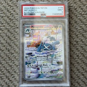 Metagross Illustration Rare | Temporal Forces | Pokemon 178/162 | PSA 9 - Picture 1 of 2