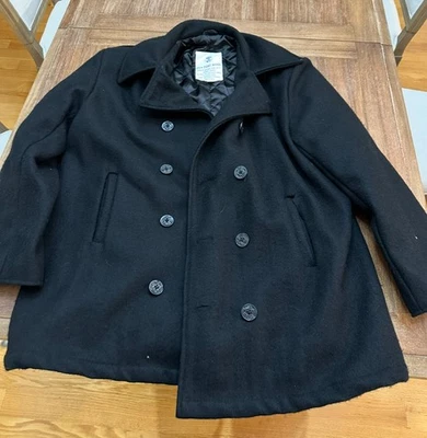 Abrigo de guisante para hombre US Navy talla 2XL Foto 1 de 2