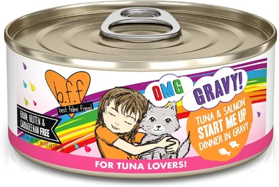 Weruva B.F.F. OMG - Best Feline Friend Oh My Gravy!, Tuna & Salmon Start Me up w - Image 1 of 4