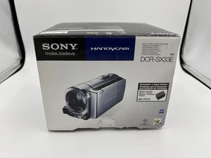 Sony DCR-SX33E Handyman Camcorder 60x Optical Zoom - Silver - Boxed VGC - Picture 1 of 12