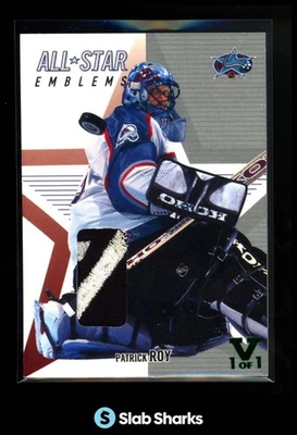 2002 IN THE GAME BE A PLAYER RECUERDOS PATRICK ROY ALL STAR EMBLEMAS BÓVEDA 1/1 Foto 1 de 4