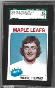1975 OPC #347 WAYNE THOAMS SGC 80 OR 6 EX - HIGH GRADE CARD !!!!!! - Picture 1 of 1