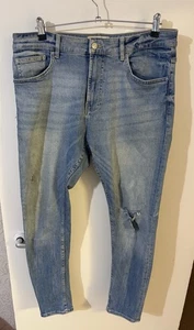 Bershka Ripped Slim Jeans Herren Größe W34 - Bild 1 von 7