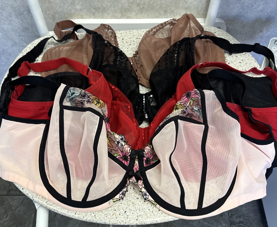 Elomi Sachi Bra Strap 34L Bras LOT OF 4 underwire - Image 1 of 4