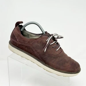 Merrell scarpe casual stringate da donna in pelle marrone viola taglia 9 comode - Foto 1 di 13