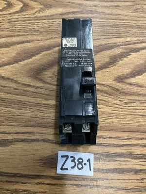 Disjuntor Square D Q1B2100 100 Amp 2 polos 120/240Vac USADO (CHIPADO) - Imagem 1 de 4