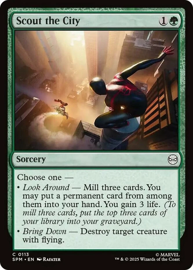 x1 Scout the City - Marvel's Spider-Man - NM - MTG - Image 1 of 1
