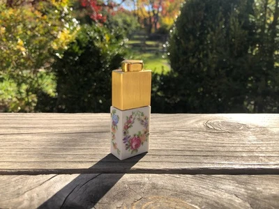 Atomizador de perfume floral vintage Step Paris Limoges Francia porcelana - VACÍO - Foto 1 de 4