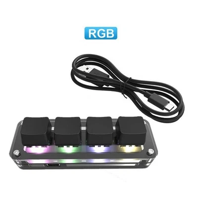 Gaming Keypad Mechanical Hotswap Macropad Programming Macro Custom Knob Keyboard - Image 1 of 4