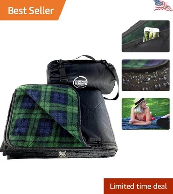 Manta polar acolchada extra gruesa 350 GSM - comodidad versátil para todas las estaciones Foto 1 de 4