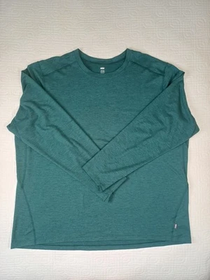 Pullover activo REI cooperativo de peso pesado manga larga para correr para hombre XXL verde oscuro Foto 1 de 4