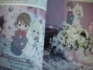 Precious Moments in plastic canvas patterns BK 10 wedding holiday seasonal - Picture 1 of 11