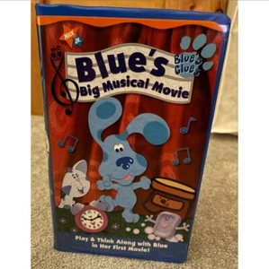 Blue’s Clues Blue’s Big Musical Movie (VHS, 2000) - Picture 1 of 4