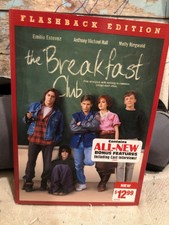 The Breakfast Club DVD 2008 Flashback Ed. Molly Ringwald Emilio Estevez Comedy
