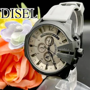 DIESEL DZ-4496 Mega Chief Chronograph Date Analog Quartz Men's Watch Working - Picture 1 of 7