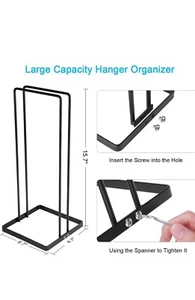 Hanger Organizer Stacker, Clothes Hanger Holder for Closet Laundry Room Hanger - Picture 1 of 3