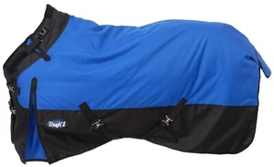 Manta de participación de caballo de invierno - 1200D acurrucado - azul - talla 69"" a 81"" 100 gramos - Imagen 1 de 1