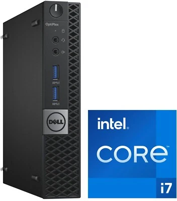 DELL 3050 Micro Mini-PC Intel i7 3.60GHz | 16GB Ram | 512GB SSD | Win11 Pro - Bild 1 von 4