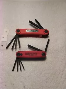 2pc BONDHUS FOLDING MM HEX KEY SET 🇺🇸 - Picture 1 of 5
