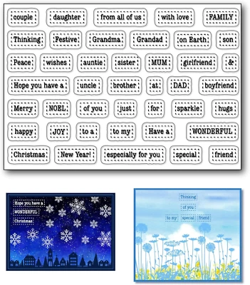 Estampillas transparentes de papá mamá para hacer tarjetas abuelo hija Navidad S de miembros de la familia Foto 1 de 4
